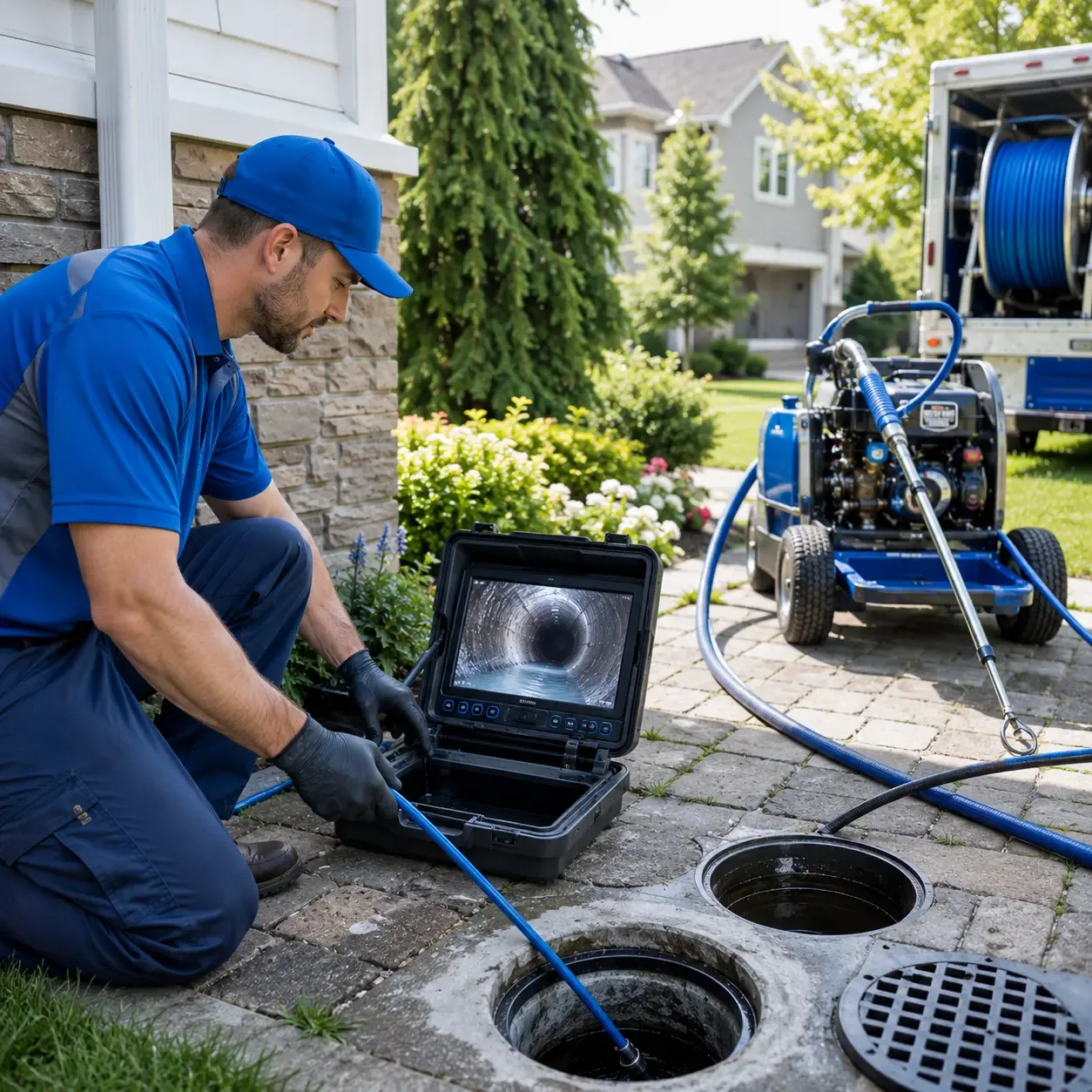 Outdoor drain cleaning professionals serving Colony, KS